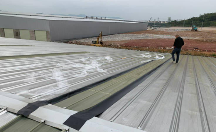 嵊州厂房屋面防水维修案例